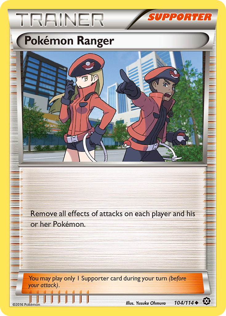 Pokemon Ranger (104/114) [XY: Steam Siege] | Card Merchant Takapuna