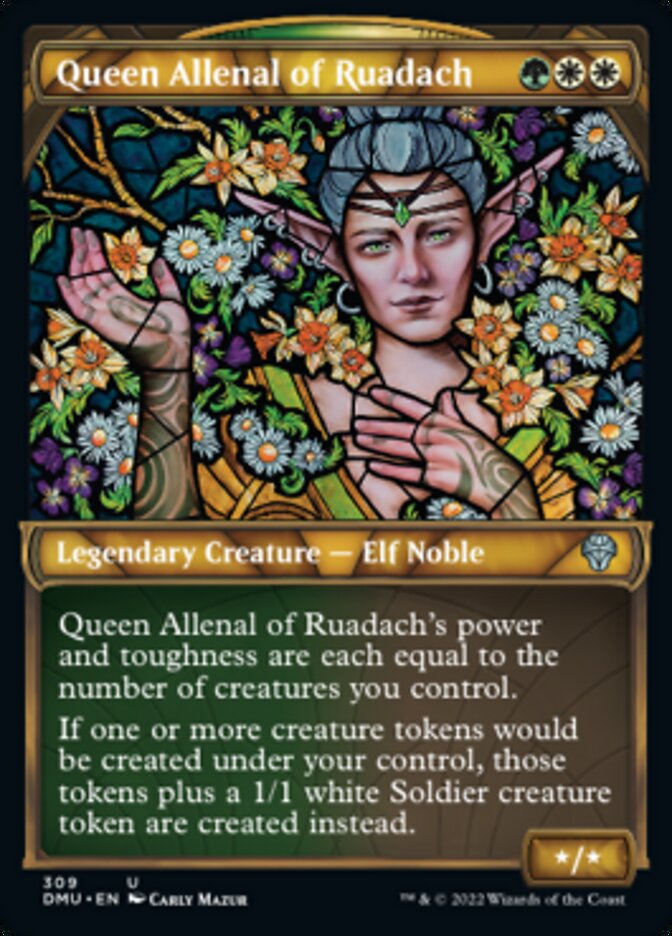 Queen Allenal of Ruadach (Showcase) [Dominaria United] | Card Merchant Takapuna