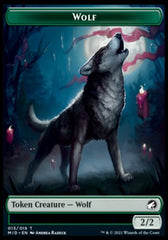 Wolf // Bird Double-Sided Token [Innistrad: Midnight Hunt Tokens] | Card Merchant Takapuna