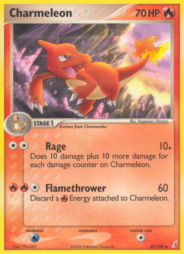 Charmeleon (29/100) [EX: Crystal Guardians] | Card Merchant Takapuna