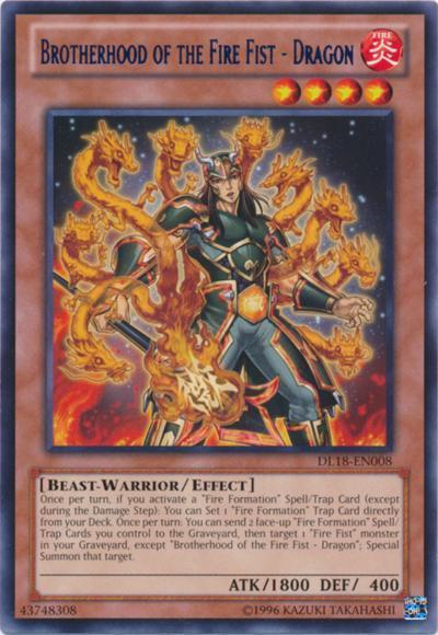 Brotherhood of the Fire Fist - Dragon (Purple) [DL18-EN008] Rare | Card Merchant Takapuna