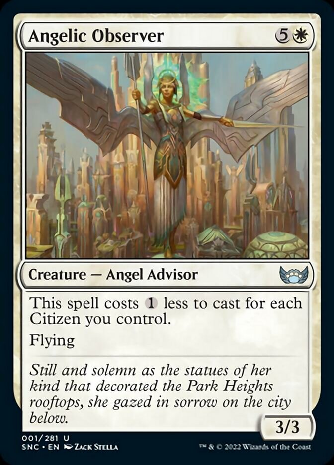 Angelic Observer [Streets of New Capenna] | Card Merchant Takapuna