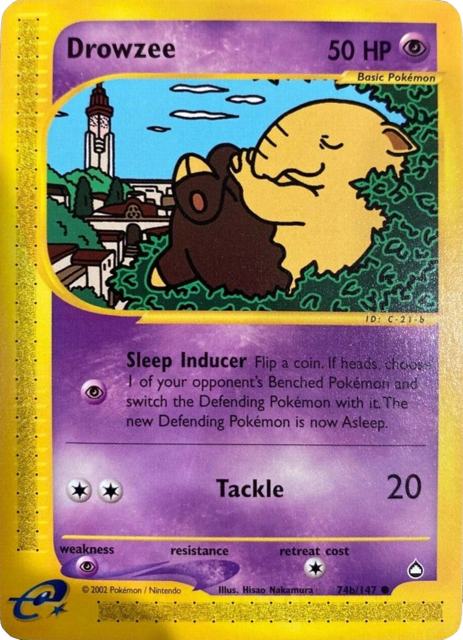 Drowzee (74b/147) [Aquapolis] | Card Merchant Takapuna