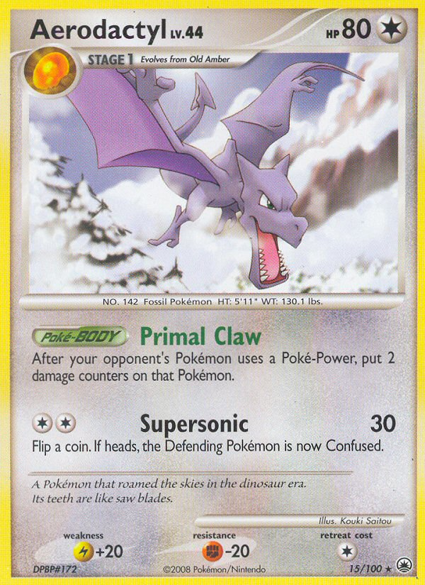 Aerodactyl (15/100) [Diamond & Pearl: Majestic Dawn] | Card Merchant Takapuna