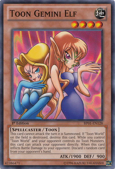 Toon Gemini Elf [BP01-EN128] Common | Card Merchant Takapuna