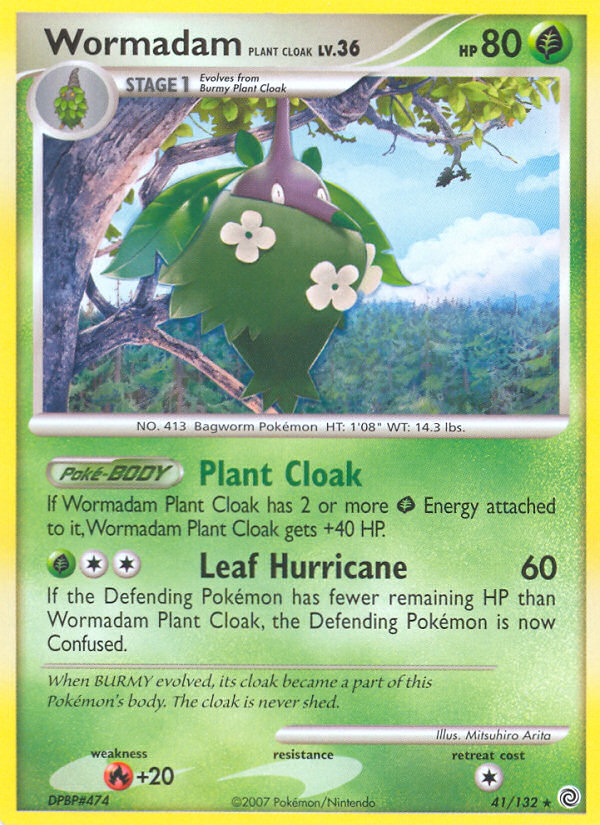 Wormadam Plant Cloak (41/132) [Diamond & Pearl: Secret Wonders] | Card Merchant Takapuna