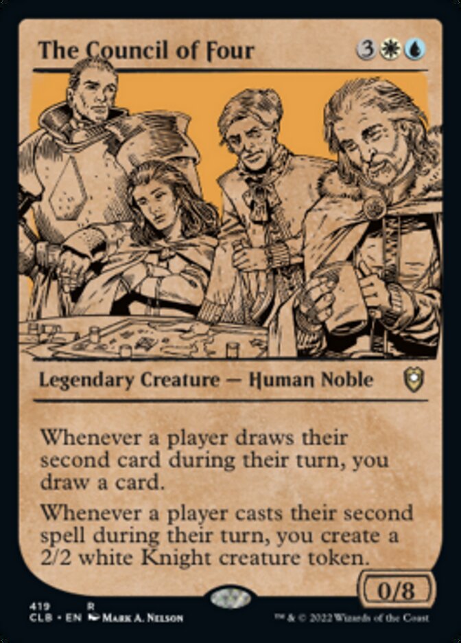 The Council of Four (Showcase) [Commander Legends: Battle for Baldur's Gate] | Card Merchant Takapuna