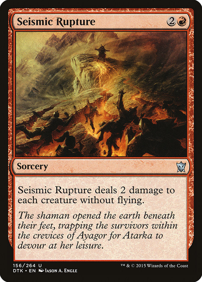 Seismic Rupture [Dragons of Tarkir] | Card Merchant Takapuna