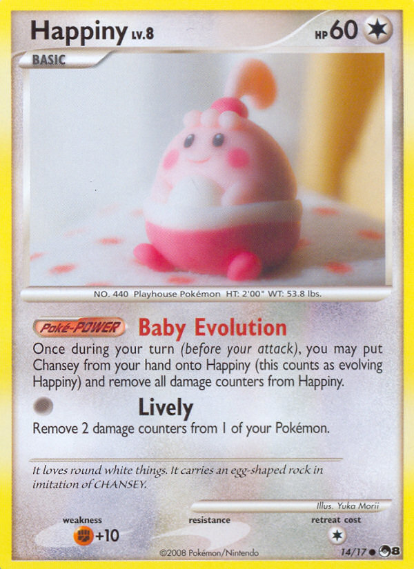 Happiny (14/17) [POP Series 8] | Card Merchant Takapuna