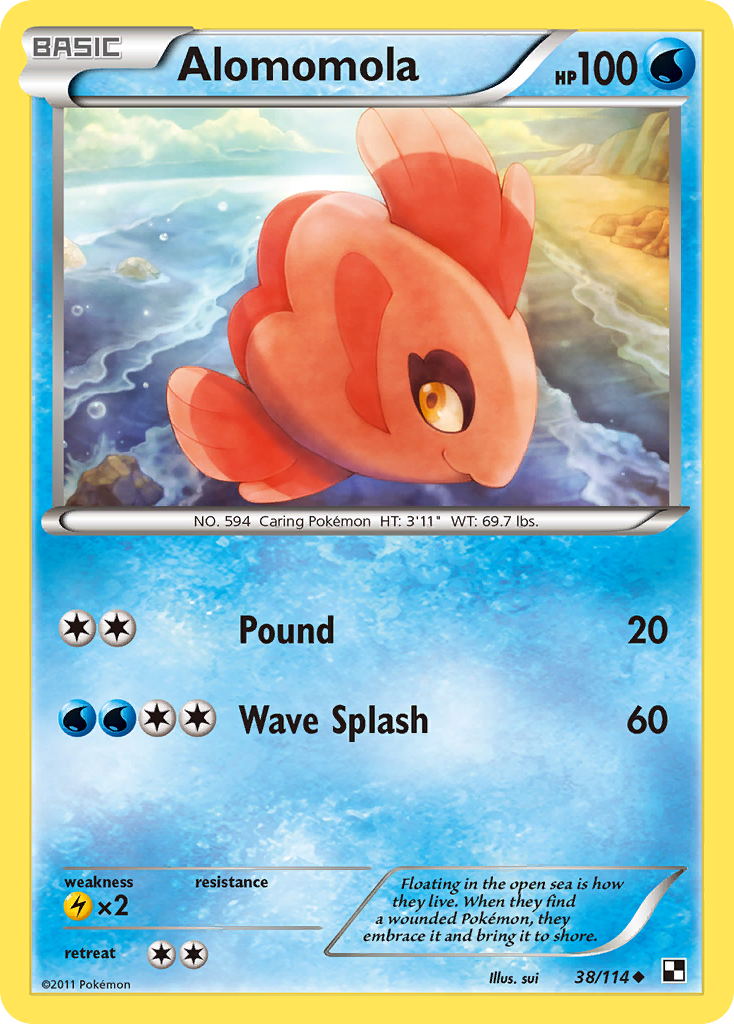 Alomomola (38/114) [Black & White: Base Set] | Card Merchant Takapuna