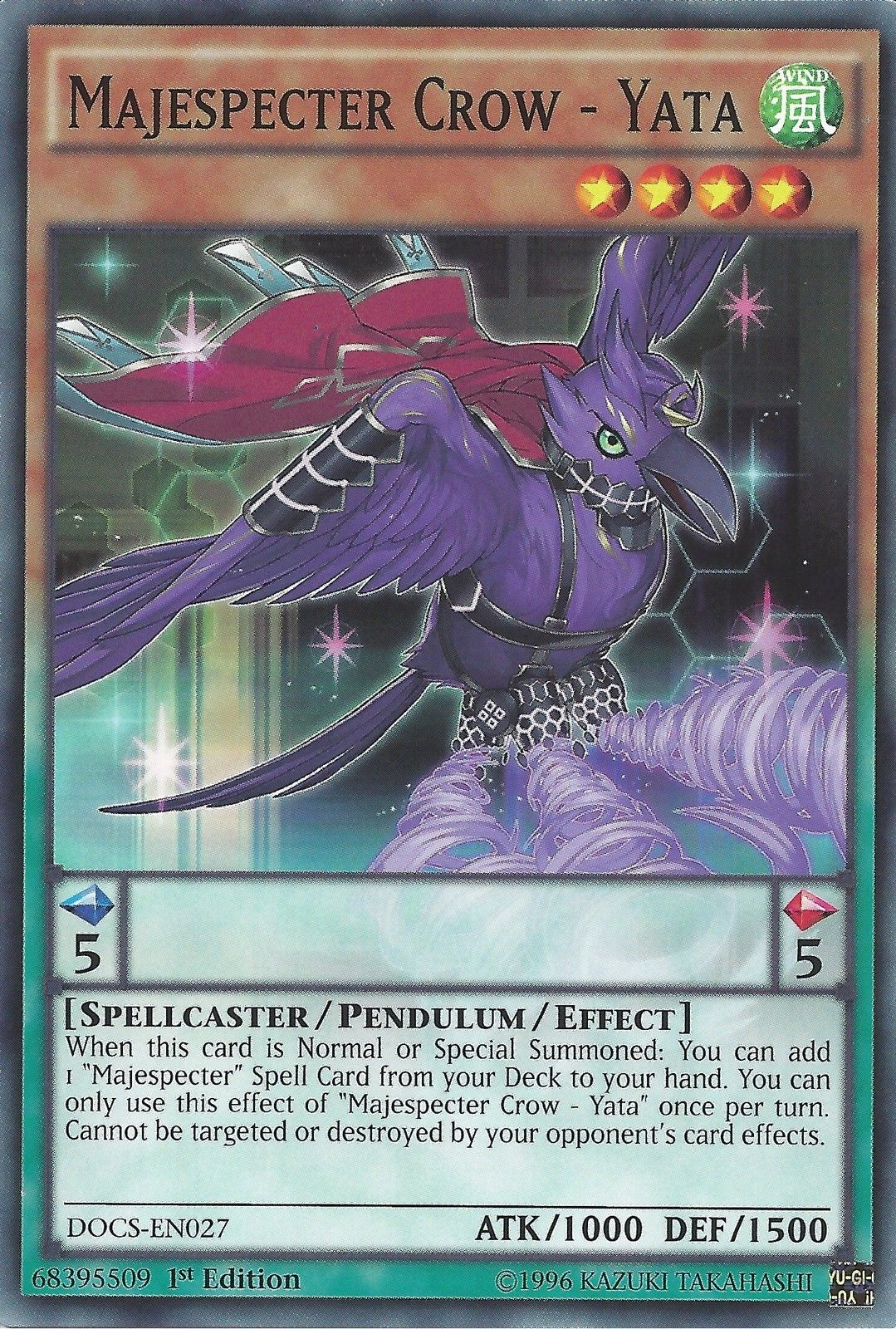 Majespecter Crow - Yata [DOCS-EN027] Common | Card Merchant Takapuna