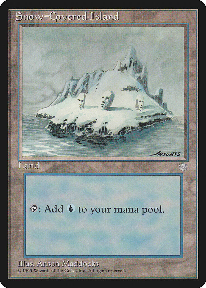 Snow-Covered Island [Ice Age] | Card Merchant Takapuna