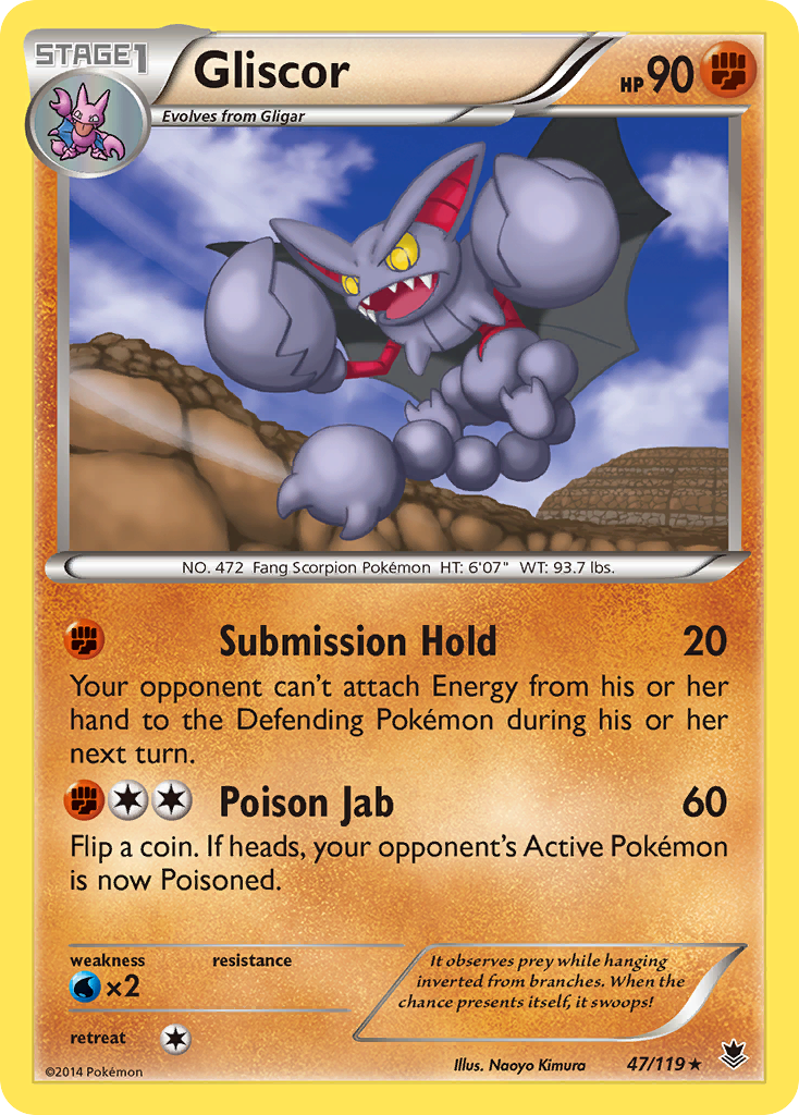 Gliscor (47/119) [XY: Phantom Forces] | Card Merchant Takapuna