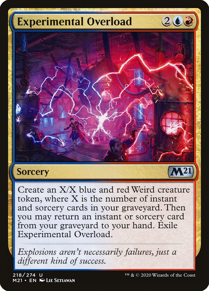 Experimental Overload [Core Set 2021] | Card Merchant Takapuna