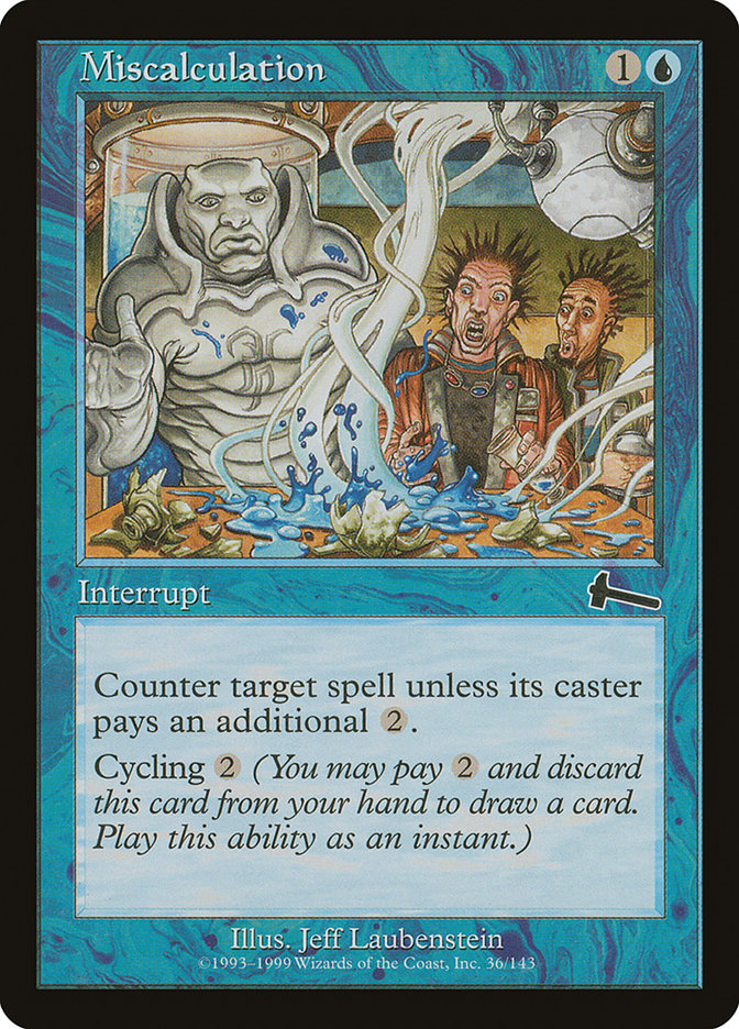 Miscalculation [Urza's Legacy] | Card Merchant Takapuna