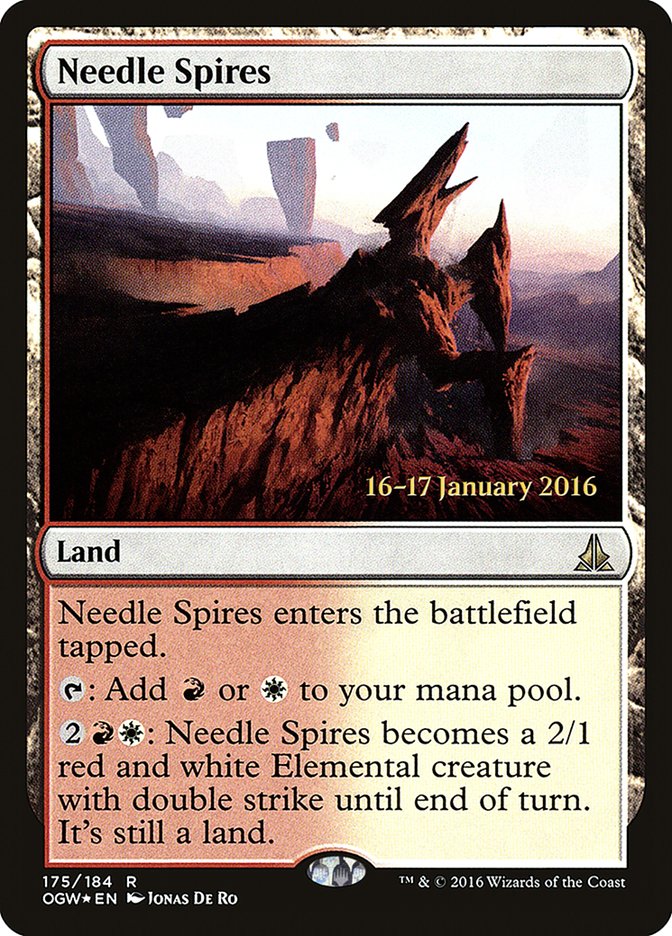 Needle Spires [Oath of the Gatewatch Prerelease Promos] | Card Merchant Takapuna