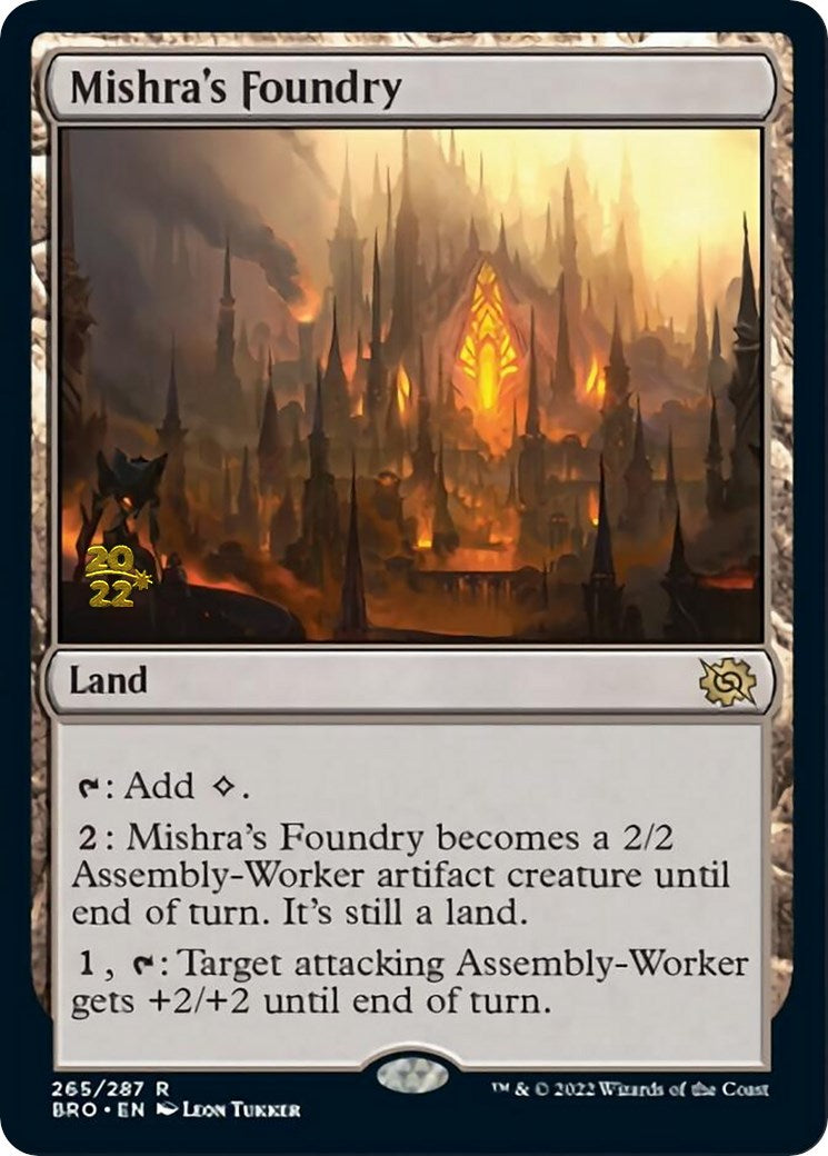 Mishra's Foundry [The Brothers' War Prerelease Promos] | Card Merchant Takapuna