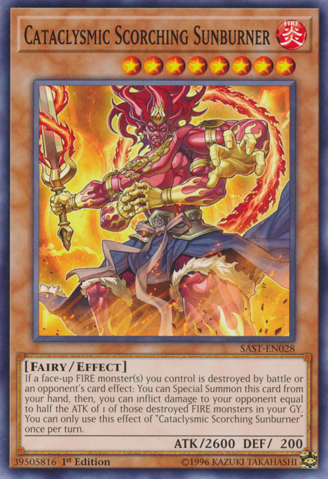 Cataclysmic Scorching Sunburner [SAST-EN028] Common | Card Merchant Takapuna