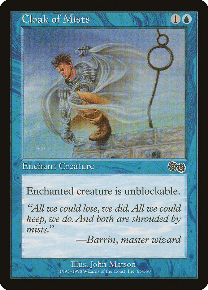 Cloak of Mists [Urza's Saga] | Card Merchant Takapuna