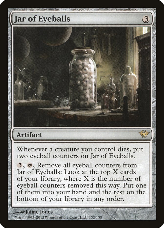 Jar of Eyeballs [Dark Ascension] | Card Merchant Takapuna