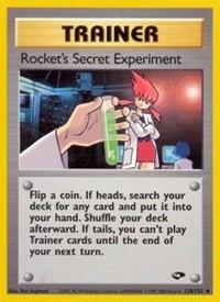 Rocket's Secret Experiment (120) [Gym Challenge] | Card Merchant Takapuna