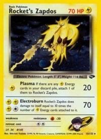 Rocket's Zapdos (15) [Gym Challenge] | Card Merchant Takapuna