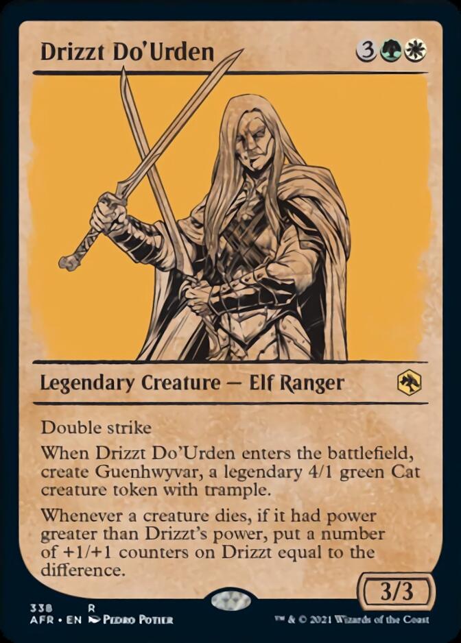 Drizzt Do'Urden (Showcase) [Dungeons & Dragons: Adventures in the Forgotten Realms] | Card Merchant Takapuna