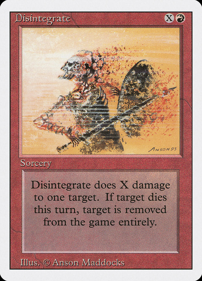 Disintegrate [Revised Edition] | Card Merchant Takapuna