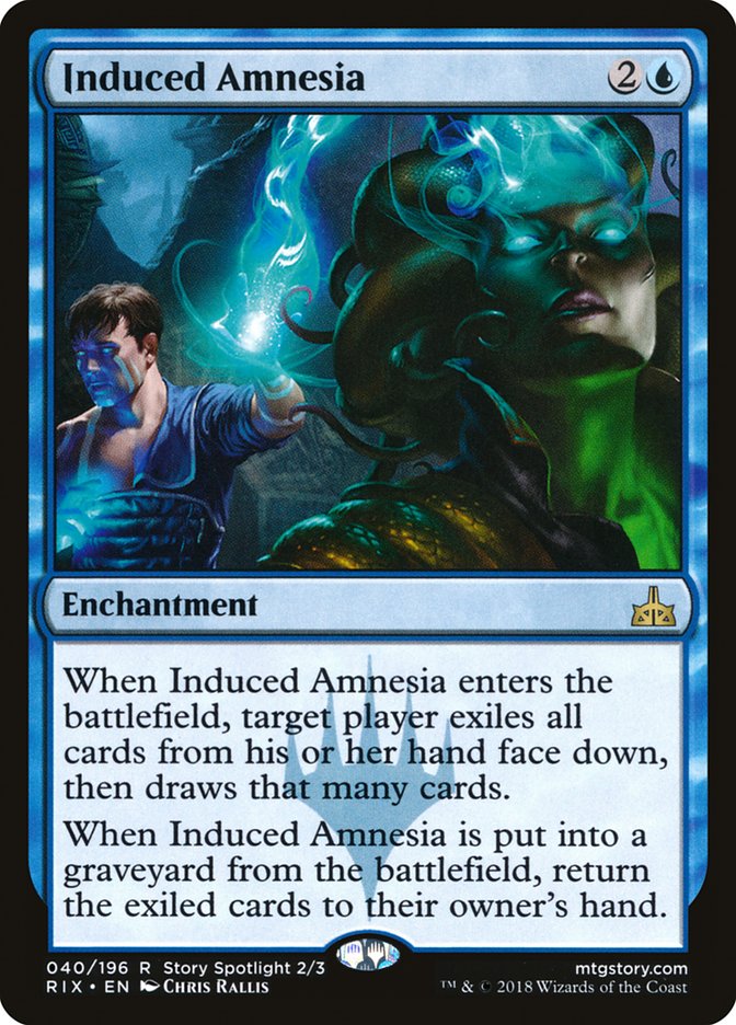 Induced Amnesia [Rivals of Ixalan] | Card Merchant Takapuna