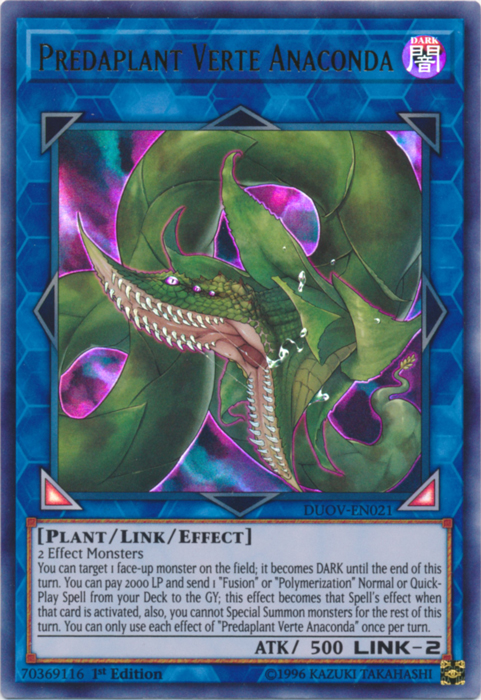 Predaplant Verte Anaconda [DUOV-EN021] Ultra Rare | Card Merchant Takapuna