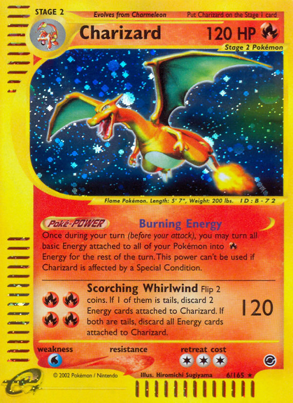 Charizard (6/165) [Expedition: Base Set] | Card Merchant Takapuna