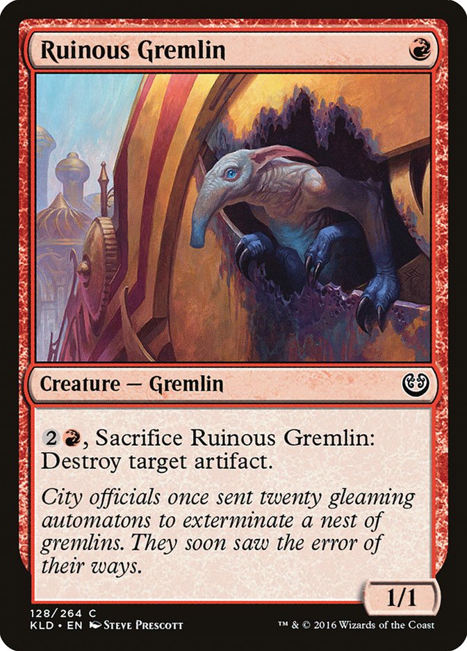 Ruinous Gremlin [Kaladesh] | Card Merchant Takapuna