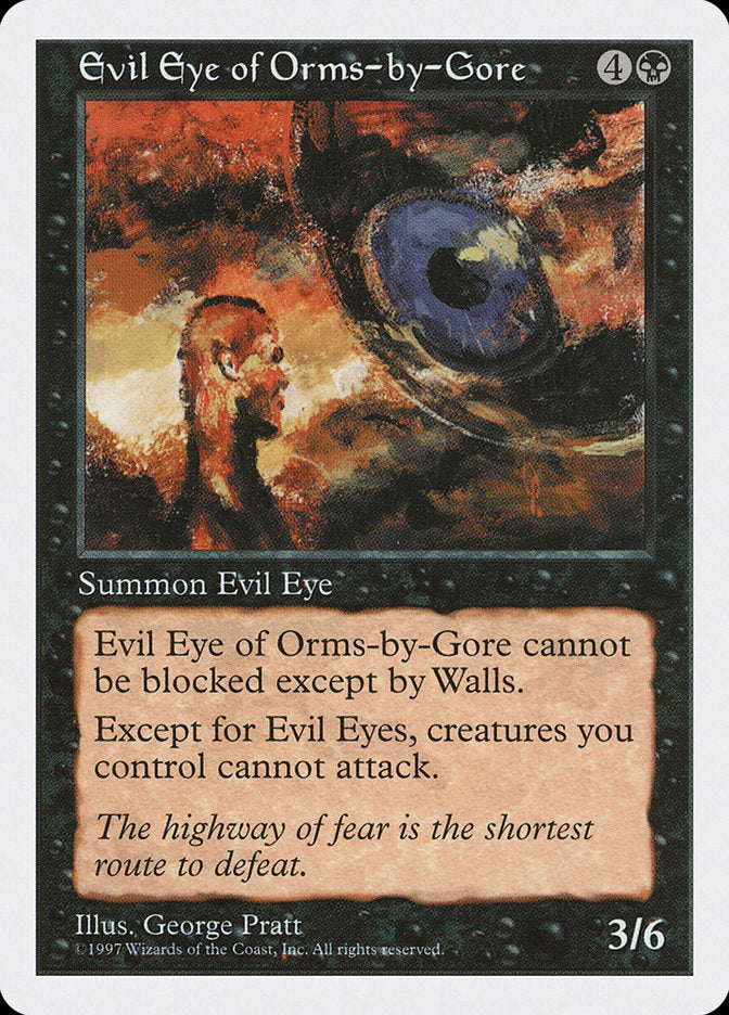 Evil Eye of Orms-by-Gore [Fifth Edition] | Card Merchant Takapuna