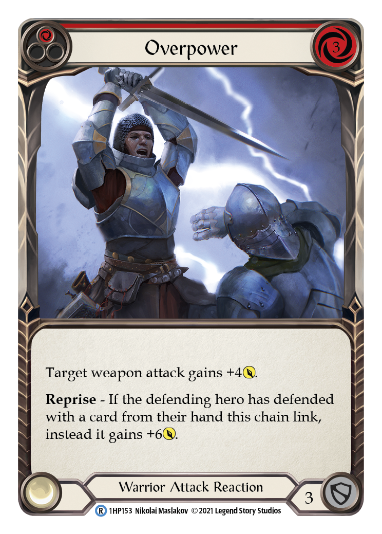 Overpower (Red) [1HP153] (History Pack 1) | Card Merchant Takapuna