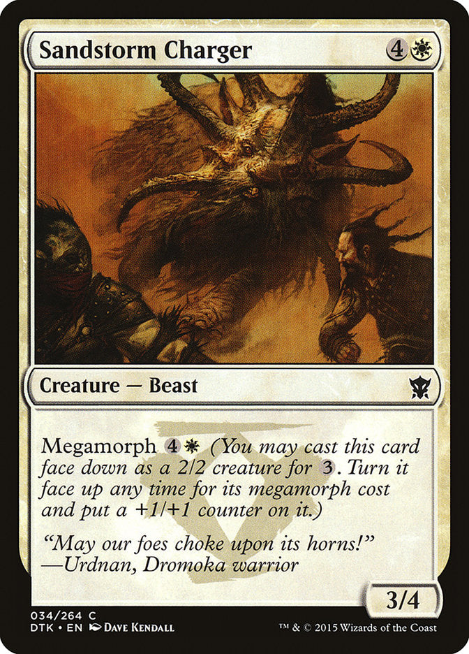 Sandstorm Charger [Dragons of Tarkir] | Card Merchant Takapuna