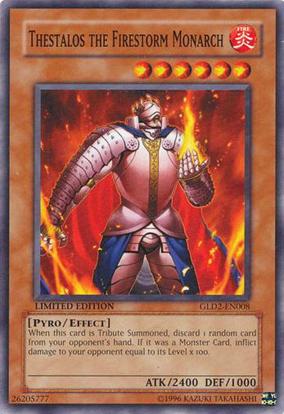 Thestalos the Firestorm Monarch [GLD2-EN008] Common | Card Merchant Takapuna