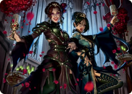 Falkenrath Celebrants 2 Art Card [Innistrad: Crimson Vow Art Series] | Card Merchant Takapuna