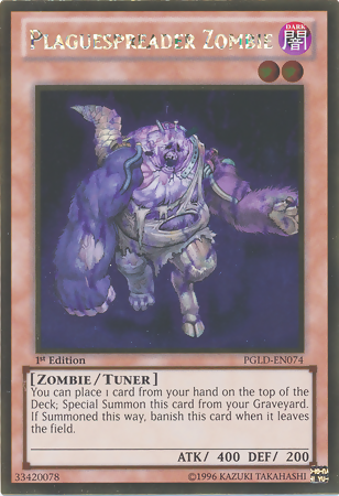 Plaguespreader Zombie [PGLD-EN074] Gold Rare | Card Merchant Takapuna