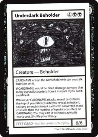 Underdark Beholder (2021 Edition) [Mystery Booster Playtest Cards] | Card Merchant Takapuna