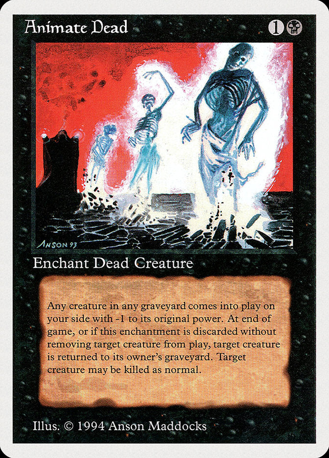 Animate Dead [Summer Magic / Edgar] | Card Merchant Takapuna