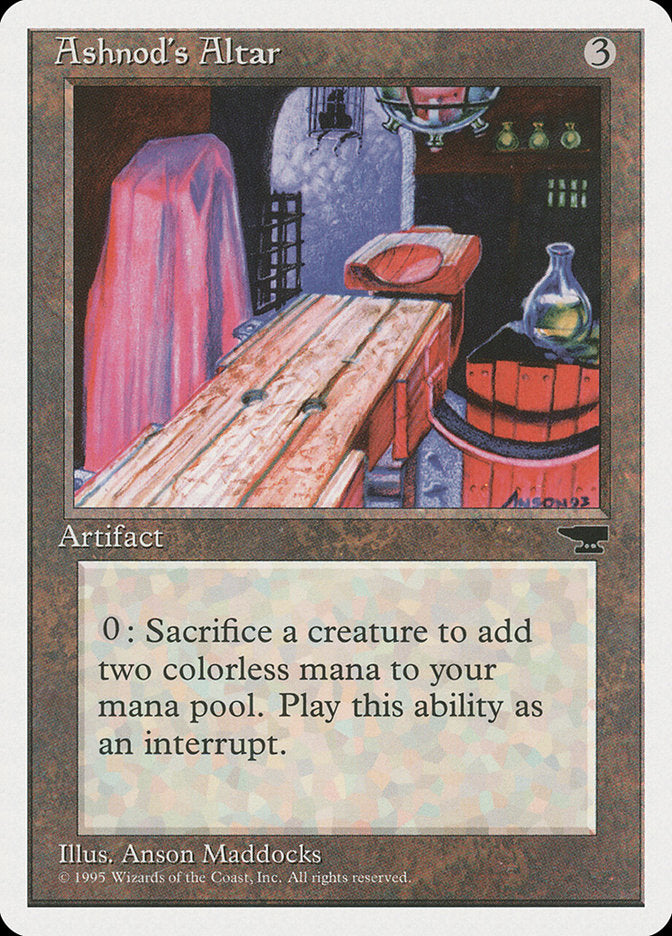 Ashnod's Altar [Chronicles] | Card Merchant Takapuna