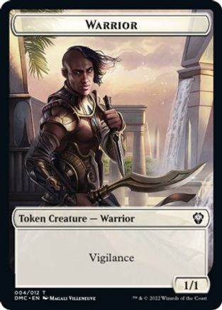 Zombie Knight // Warrior Double-Sided Token [Dominaria United Commander Tokens] | Card Merchant Takapuna