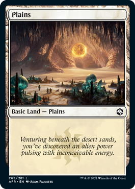 Plains (265) [Dungeons & Dragons: Adventures in the Forgotten Realms] | Card Merchant Takapuna