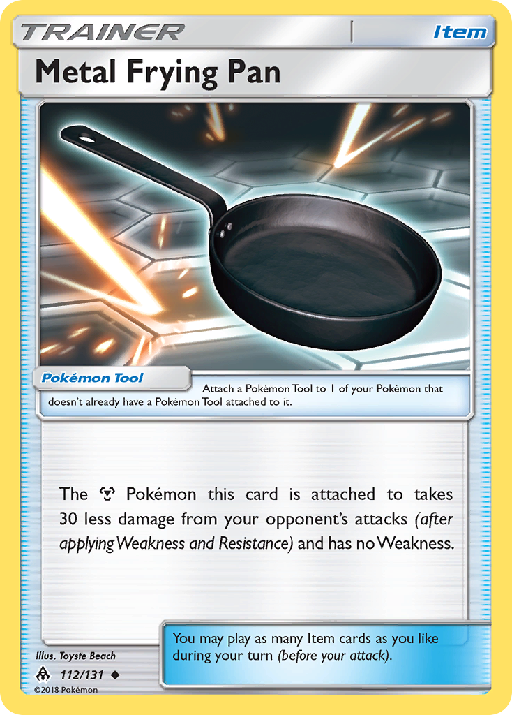 Metal Frying Pan (112/131) [Sun & Moon: Forbidden Light] | Card Merchant Takapuna