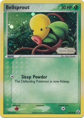 Bellsprout (49/92) (Stamped) [EX: Legend Maker] | Card Merchant Takapuna