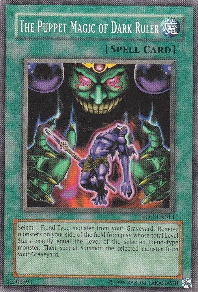 The Puppet Magic of Dark Ruler [LOD-EN013] Common | Card Merchant Takapuna