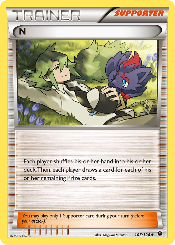 N (105/124) [XY: Fates Collide] | Card Merchant Takapuna