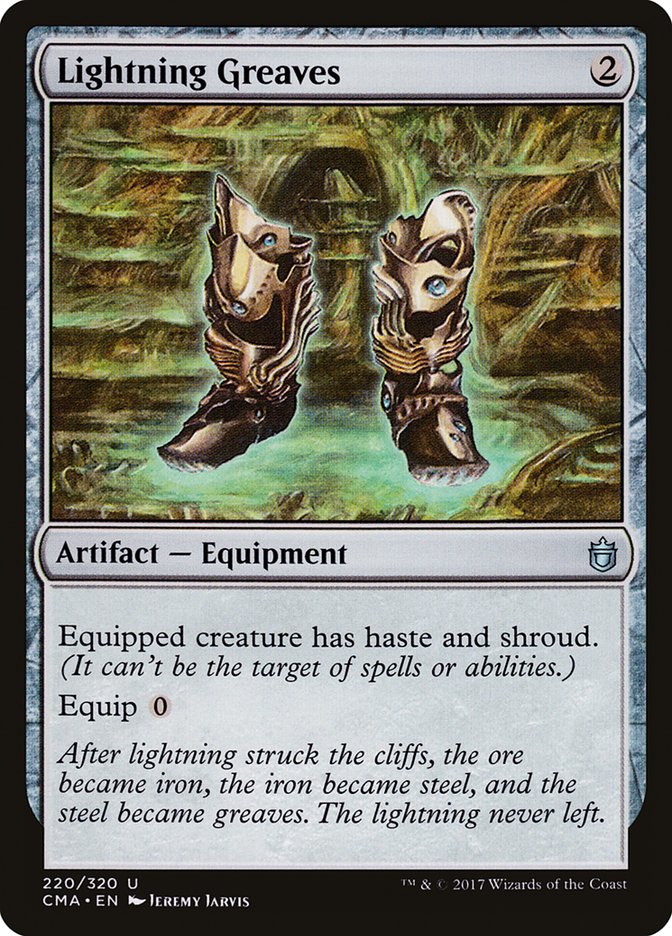 Lightning Greaves [Commander Anthology] | Card Merchant Takapuna