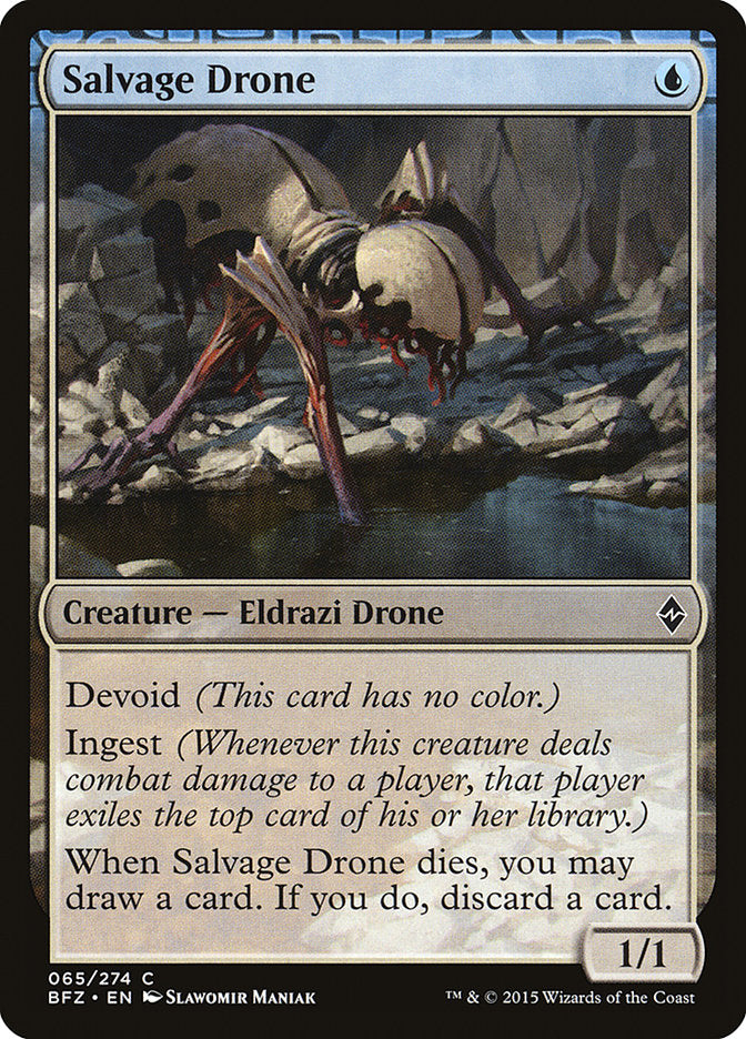 Salvage Drone [Battle for Zendikar] | Card Merchant Takapuna