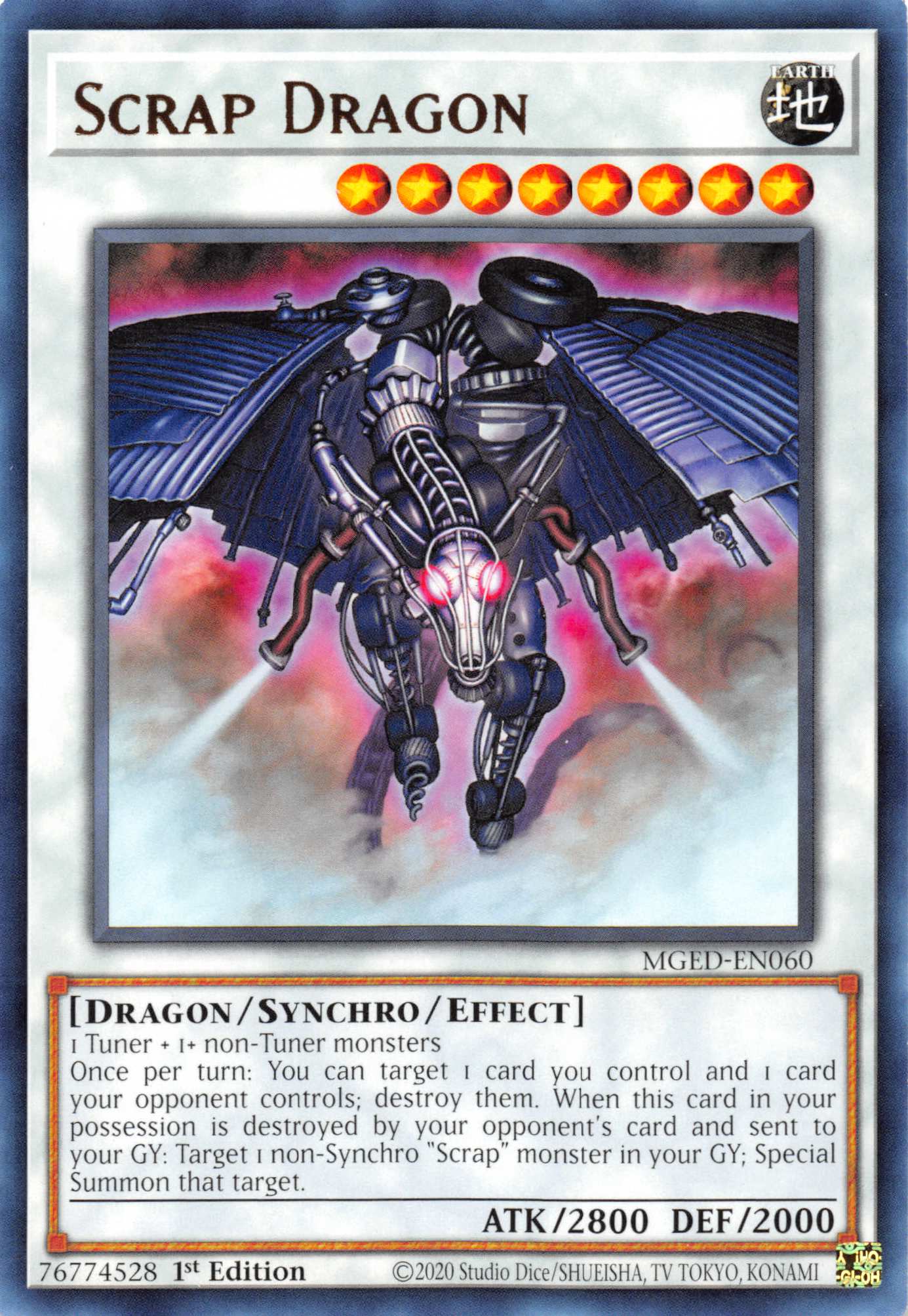 Scrap Dragon [MGED-EN060] Rare | Card Merchant Takapuna